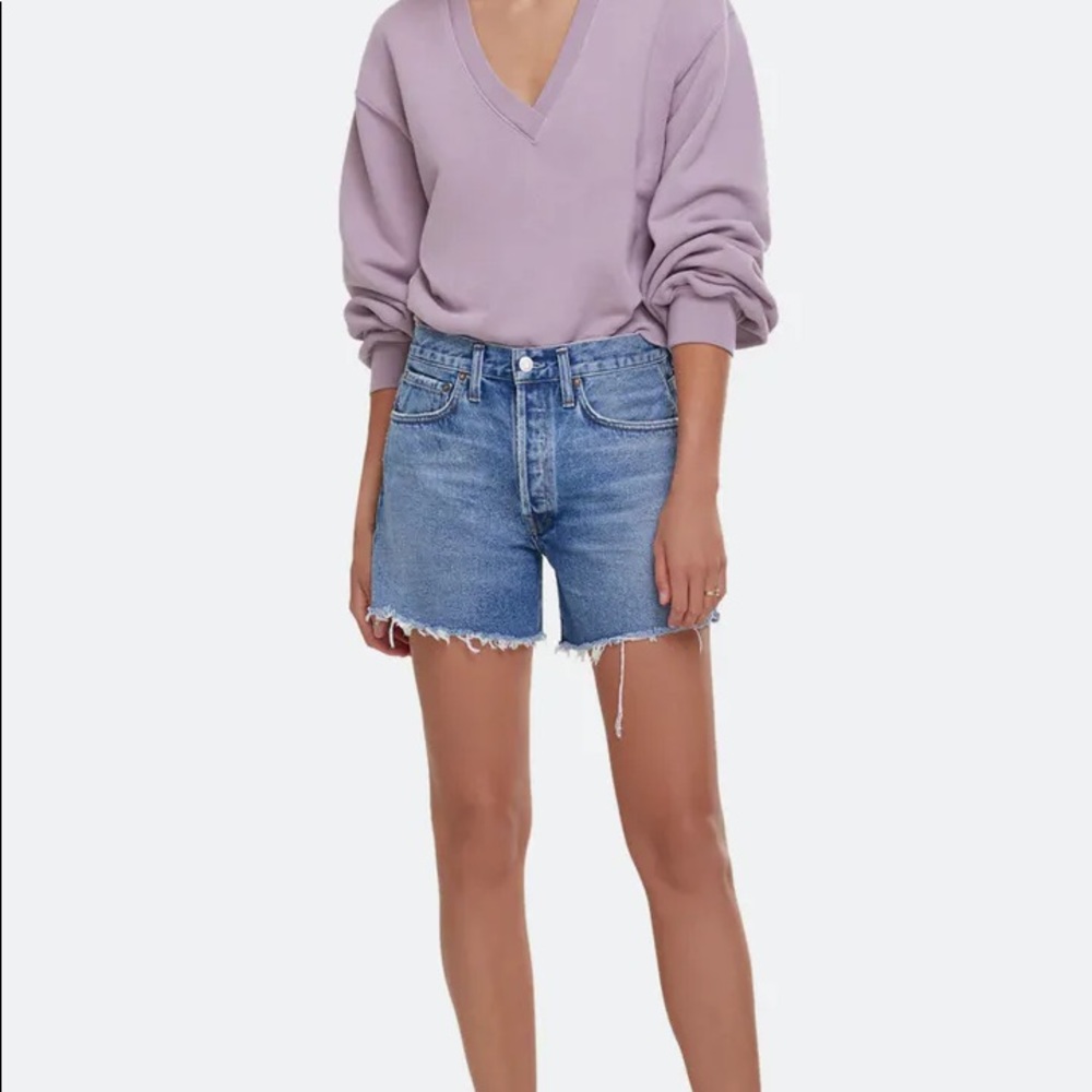 Agolde Parker Long Short in Skywave